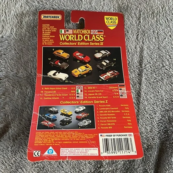 🚗✨ Vintage Matchbox World Class Collectors' Edition Series ✨🚗